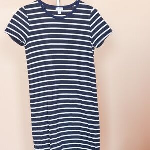 J.Crew Striped Tee Dress